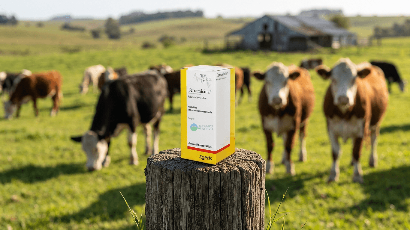 Terramicina Solución Zoetis: el antibiótico de amplio espectro